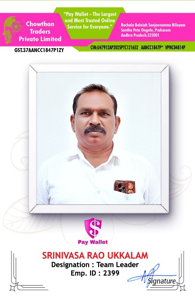 SRINIVASA RAO UKKALAM